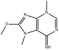 6H-Purin-6-imine,3,7-dihydro-8-methoxy-3,7-dimethyl-(9CI) 结构式