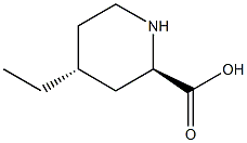 2-Piperidinecarboxylicacid,4-ethyl-,(2R,4R)-rel-(9CI) 结构式