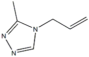 4H-1,2,4-Triazole,3-methyl-4-(2-propenyl)-(9CI) 结构式