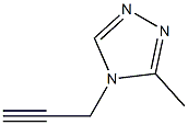 4H-1,2,4-Triazole,3-methyl-4-(2-propynyl)-(9CI) 结构式