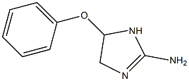 1H-Imidazol-2-amine,4,5-dihydro-4-phenoxy-(9CI) 结构式