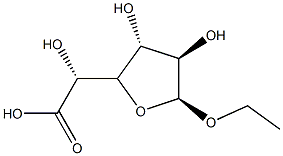 alpha-D-Galactofuranosiduronicacid,ethyl(9CI) 结构式