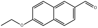 6-乙氧基-2-萘醛 结构式