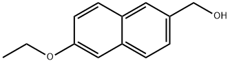 6-乙氧基-2-萘甲醇 结构式