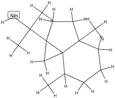 Octahydro-α,α,3a,7-tetramethyl-1H-cycloprop[c]indene-1a-methanol 结构式
