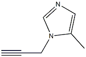 1H-Imidazole,5-methyl-1-(2-propynyl)-(9CI) 结构式