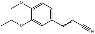 2-Propenenitrile,3-(3-ethoxy-4-methoxyphenyl)-(9CI) 结构式
