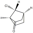 (1R,4S,7-syn)-7-Chloro-1-methylbicyclo[2.2.1]heptan-2-one 结构式
