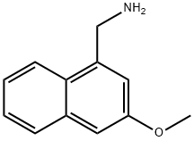 1-Naphthalenemethanamine,3-methoxy-(9CI) 结构式