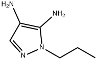 1H-Pyrazole-4,5-diamine,1-propyl-(9CI) 结构式