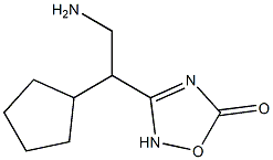 1,2,4-Oxadiazol-5(2H)-one,3-(2-amino-1-cyclopentylethyl)-(9CI) 结构式