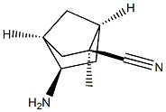 Bicyclo[2.2.1]heptane-2-carbonitrile, 5-amino-2-methyl-, (2-endo,5-exo)- (9CI) 结构式