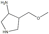 3-Pyrrolidinamine,4-(methoxymethyl)-(9CI) 结构式