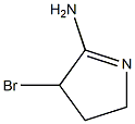 2H-Pyrrol-5-amine,4-bromo-3,4-dihydro-(9CI) 结构式