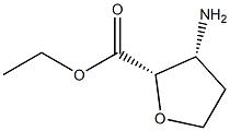 D-threo-Pentonic acid, 3-amino-2,5-anhydro-3,4-dideoxy-, ethyl ester (9CI) 结构式