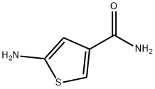 3-Thiophenecarboxamide,5-amino-(9CI) 结构式