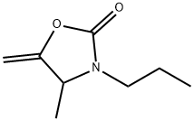 2-Oxazolidinone,4-methyl-5-methylene-3-propyl-(9CI) 结构式