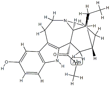 10-hydroxycoronaridine 结构式