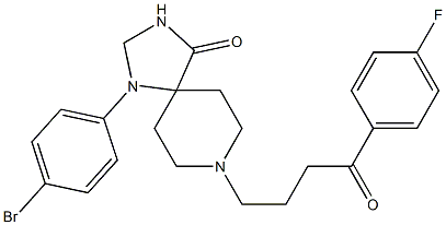 p-Bromospiperone 结构式