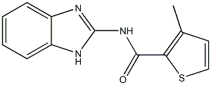 2-Thiophenecarboxamide,N-1H-benzimidazol-2-yl-3-methyl-(9CI) 结构式