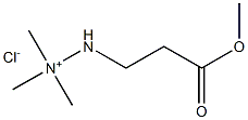 3-(2,2,2-三甲基肼)-丙酸甲酯氯 结构式