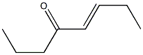 5-Octen-4-one 结构式