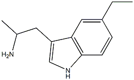 1H-Indole-3-ethanamine,5-ethyl-alpha-methyl-(9CI) 结构式