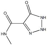 1H-1,2,3-Triazole-4-carboxamide,5-hydroxy-N-methyl-(9CI) 结构式