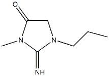 4-Imidazolidinone,2-imino-3-methyl-1-propyl-(9CI) 结构式