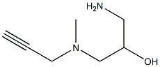 2-Propanol,1-amino-3-(methyl-2-propynylamino)-(9CI) 结构式