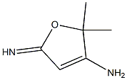 2-Furanamine,4,5-dihydro-4-imino-5,5-dimethyl-(9CI) 结构式