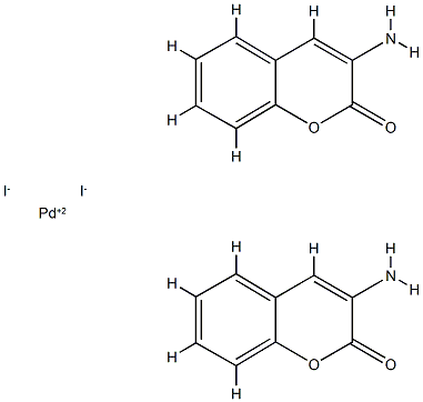 PALLADIUM(II),BIS(2-OXO-2H-1-BENZOPYRAN-3-YLAMMINE)DIIODO-,(Z) 结构式