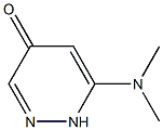 4-Pyridazinol,6-(dimethylamino)-(9CI) 结构式