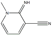 3-Pyridinecarbonitrile,1,2-dihydro-2-imino-1-methyl-(9CI) 结构式