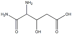 Pentonic  acid,  4,5-diamino-2,4,5-trideoxy-5-oxo-  (9CI) 结构式