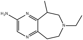 5H-Pyrazino[2,3-d]azepin-2-amine,7-ethyl-6,7,8,9-tetrahydro-9-methyl-(9CI) 结构式