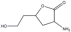 threo-Hexonic acid, 2-amino-2,3,5-trideoxy-, gamma-lactone (9CI) 结构式