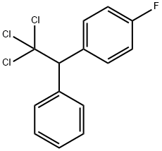 Benzene, 1-fluoro-4-(2,2,2-trichloro-1-phenylethyl)- 结构式