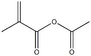 2-Propenoic acid, 2-methyl-, anhydride with acetic acid 结构式