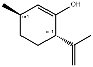 1-Cyclohexen-1-ol, 3-methyl-6-(1-methylethenyl)-, (3R,6S)-rel- (9CI) 结构式