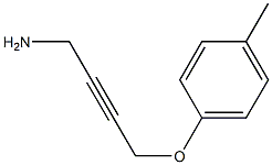 2-Butyn-1-amine,4-(4-methylphenoxy)-(9CI) 结构式