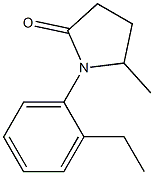 2-Pyrrolidinone,1-(2-ethylphenyl)-5-methyl-(9CI) 结构式