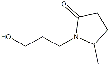 2-Pyrrolidinone,1-(3-hydroxypropyl)-5-methyl-(9CI) 结构式