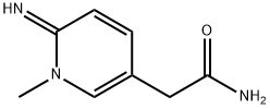 3-Pyridineacetamide,1,6-dihydro-6-imino-1-methyl-(9CI) 结构式