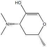 D-threo-Hex-1-enitol, 1,5-anhydro-3,4,6-trideoxy-3-(dimethylamino)- (9CI) 结构式