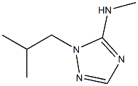 1H-1,2,4-Triazol-5-amine,N-methyl-1-(2-methylpropyl)-(9CI) 结构式