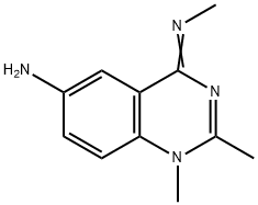 6-Quinazolinamine,1,4-dihydro-1,2-dimethyl-4-(methylimino)-(9CI) 结构式