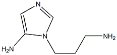 1H-Imidazole-1-propanamine,5-amino-(9CI) 结构式