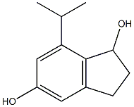 1H-Indene-1,5-diol,2,3-dihydro-7-(1-methylethyl)-(9CI) 结构式