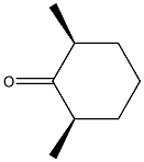 (2R)-2α,6α-Dimethylcyclohexanone 结构式